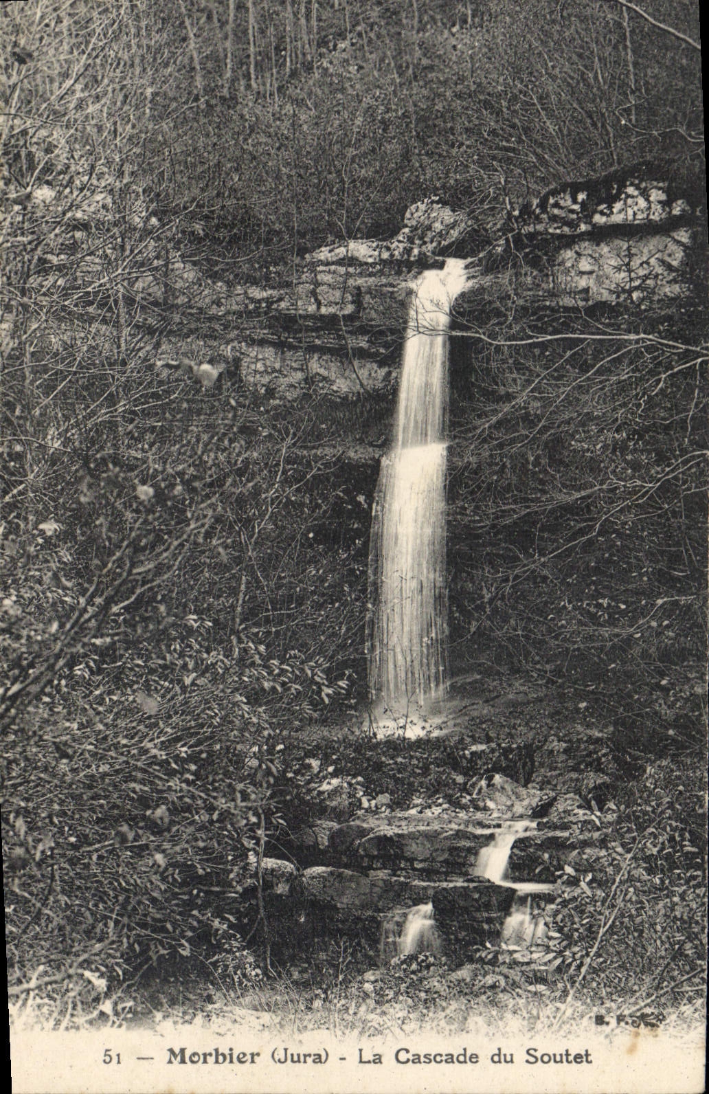 Morbier (Jura) — La Cascade du Soutet — B. ROLAND, n°51