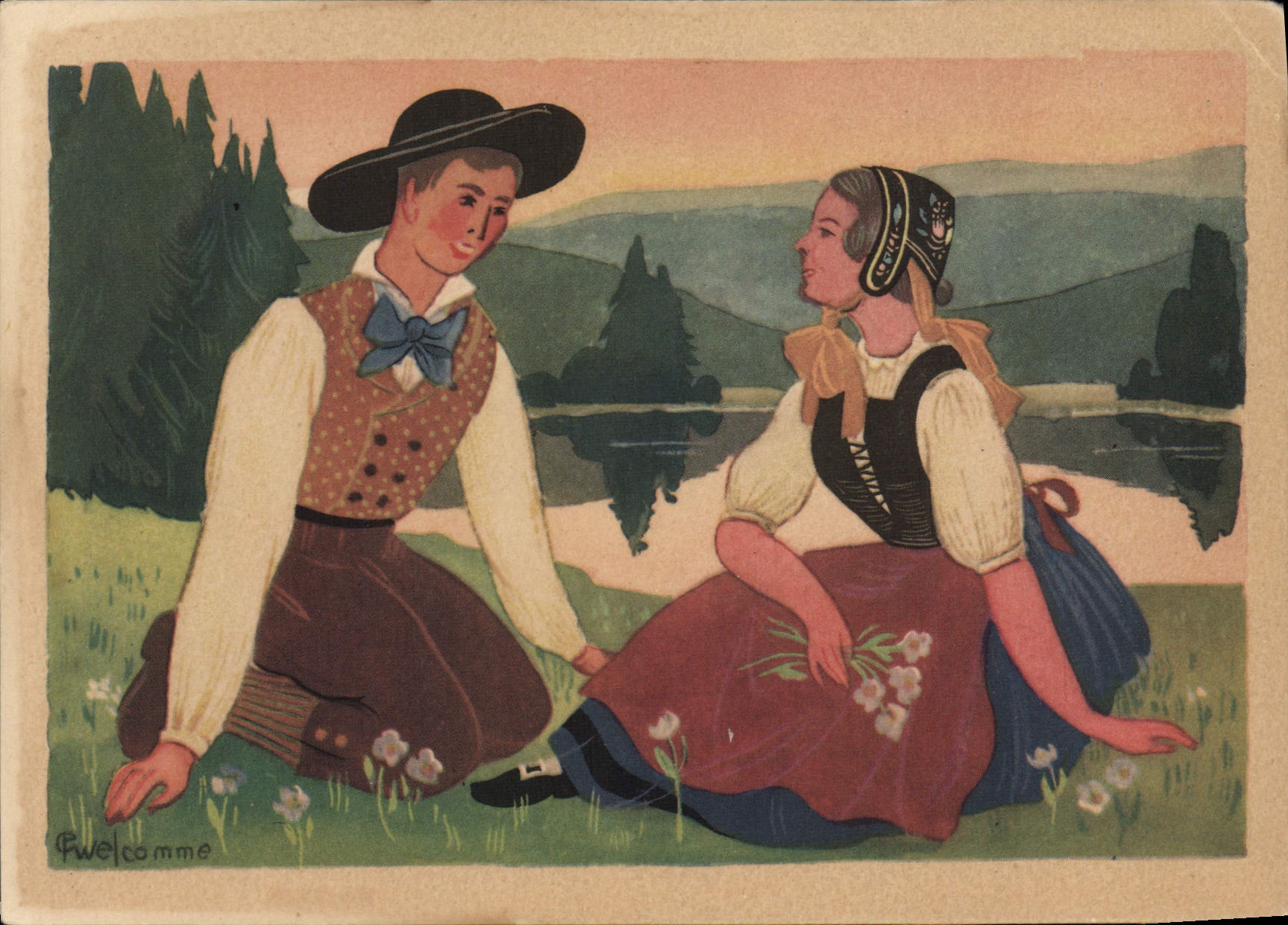 Jeunes gens — En Franche-Comté — Éditions Arts Régionaux