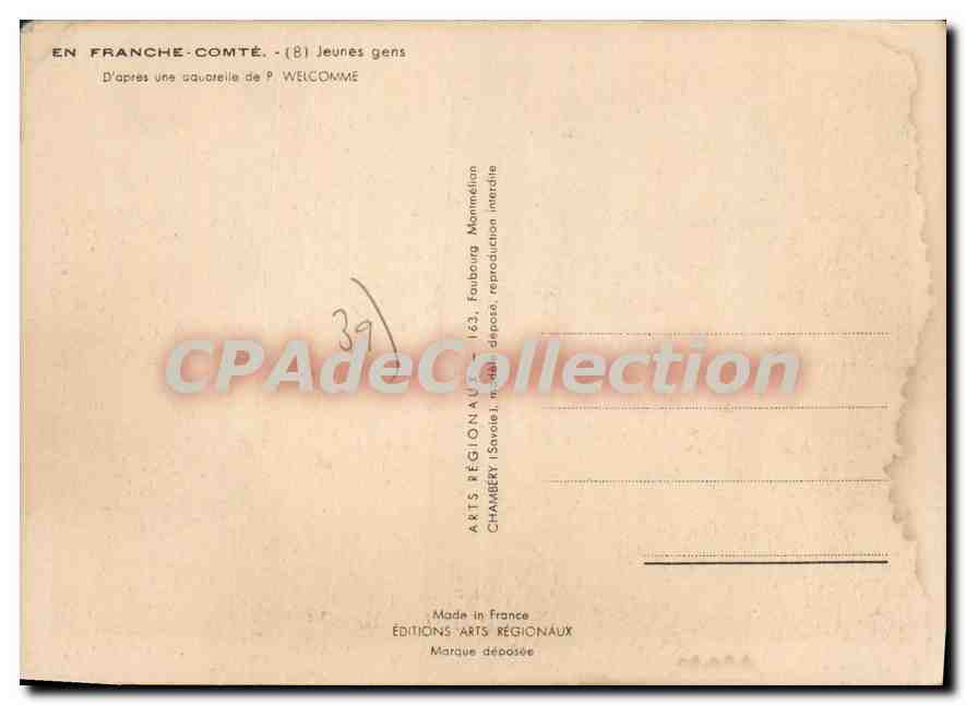 Jeunes gens — En Franche-Comté — Éditions Arts Régionaux — Reverso