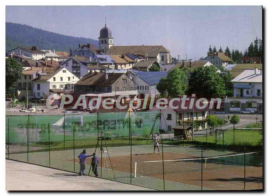 Les Rousses (Jura) — Les tennis — Société d'Agences et de Diffusion, 75, quai Perrache, Lyon