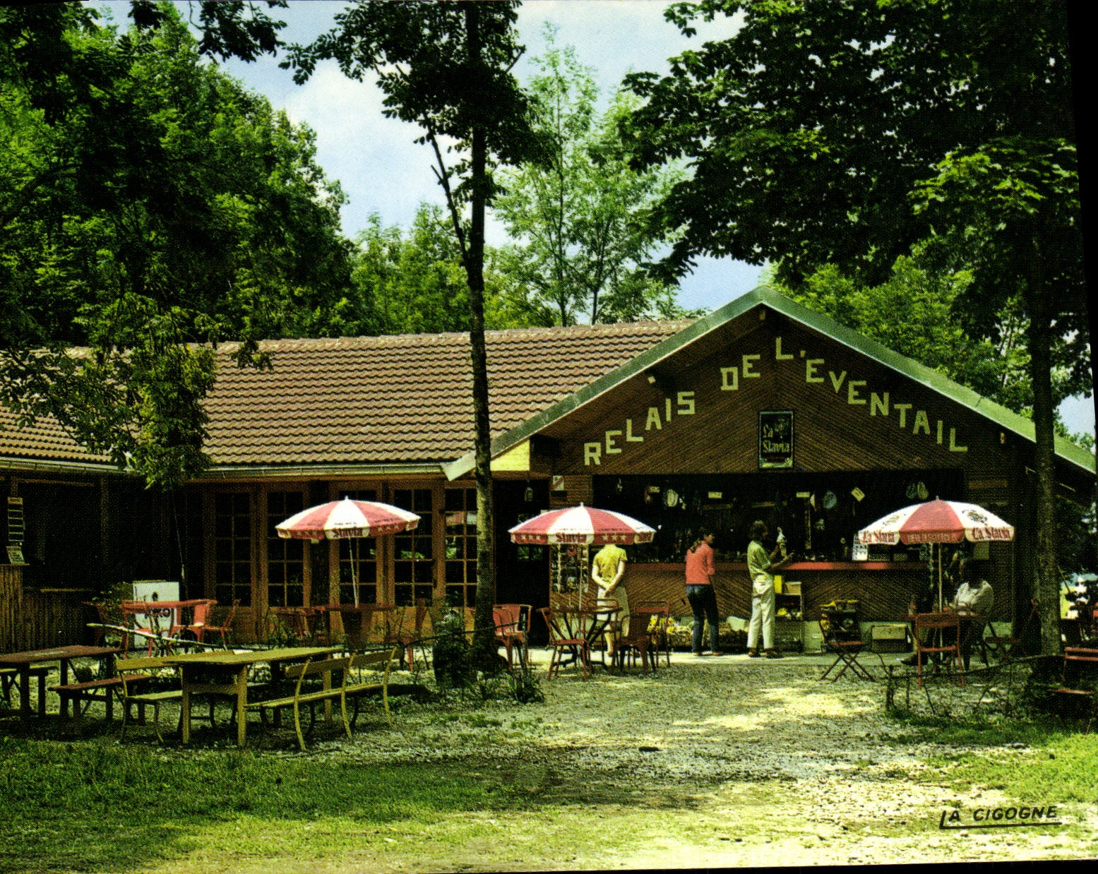 Relais de l'Eventail — Les Cascades du Herisson (Jura) — Éditions La Cigogne