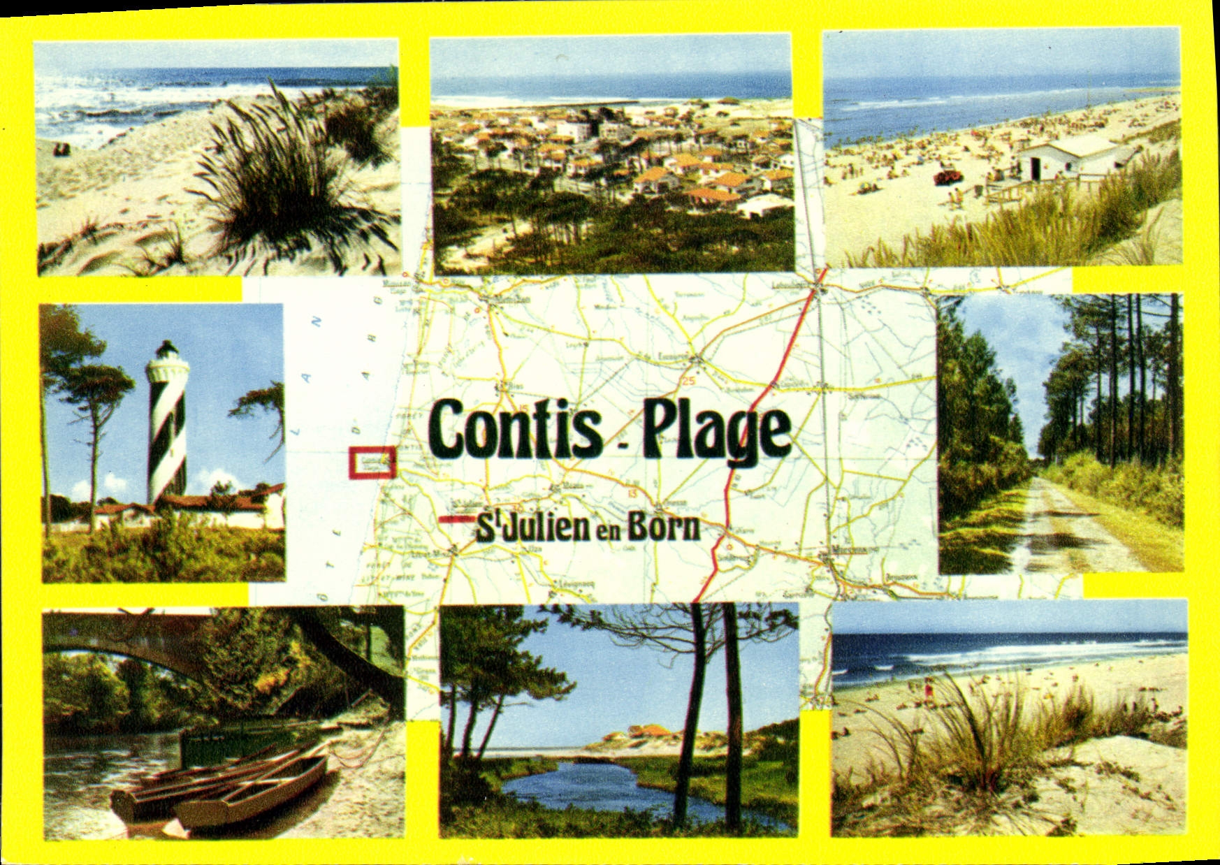 Contis-Plage - S'Julien en Born — Éditions Modernes Limoges - Recto