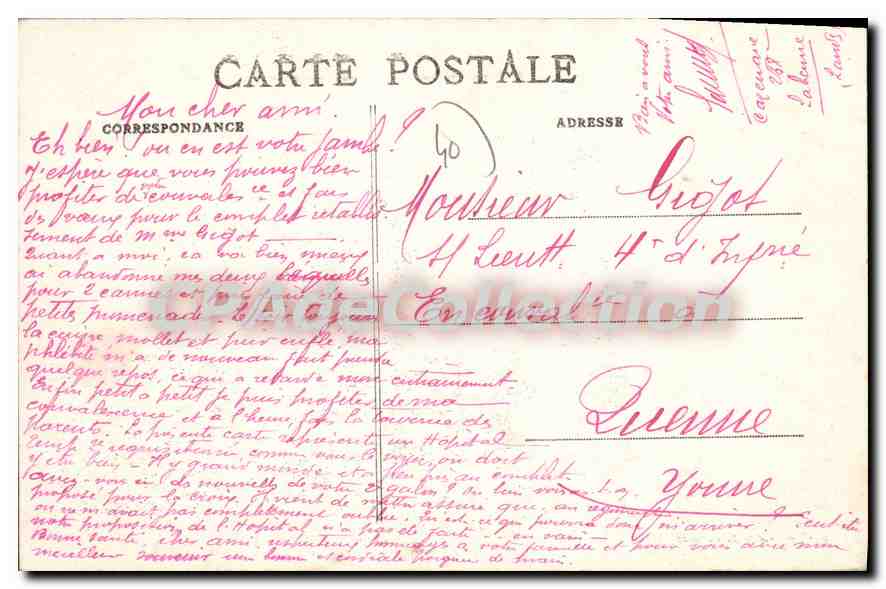 CPA Dax Grand Hotel Des Thermes — Verso