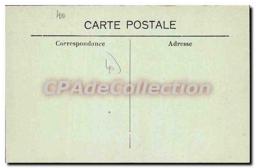 DAX — Statue et Place Borda, côté de la Caisse d'Epargne — Édition A. Cazenave, n°25 — Rückseite