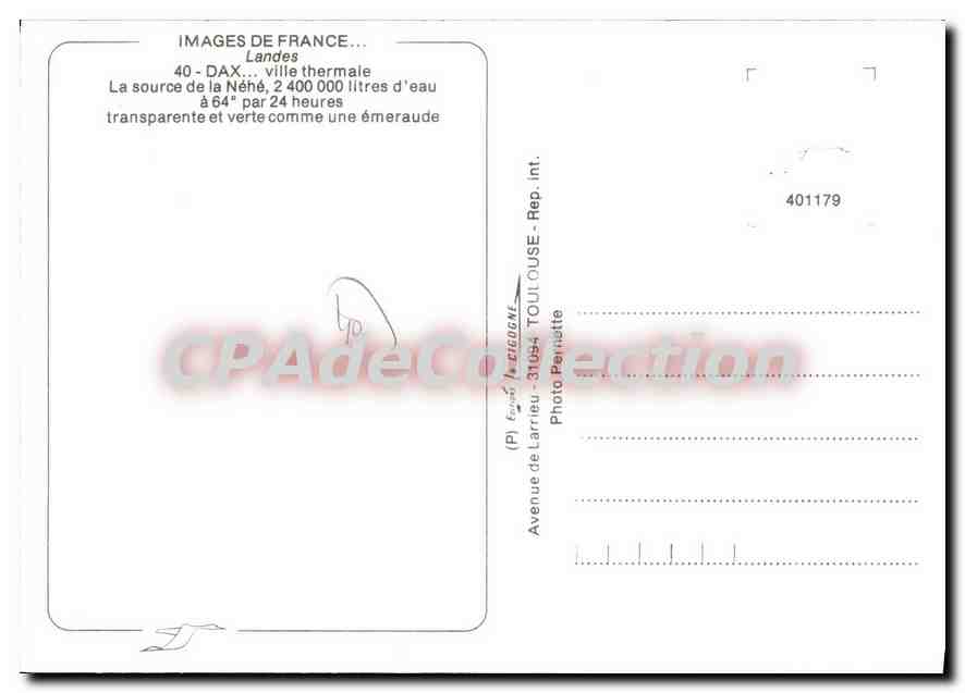Dax — ville thermale — Images de France — Verso