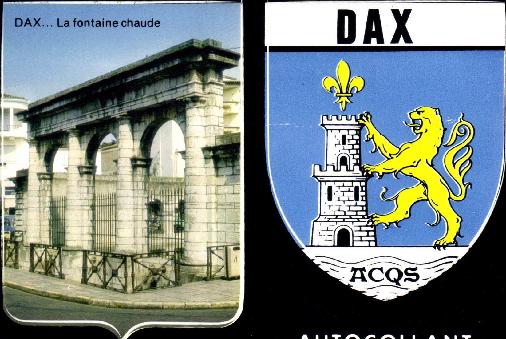 DAX... La fontaine chaude — DAX — Autocollant
