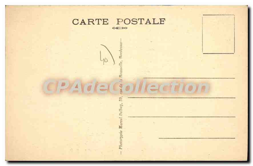 CPA Mimizan Plage Les Baigneurs — Verso