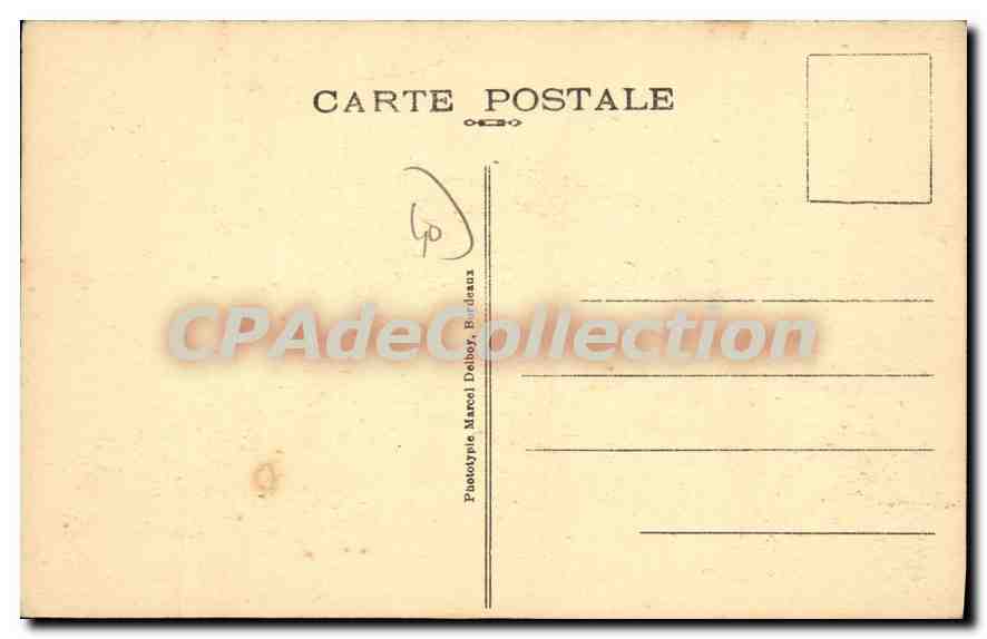 MIMIZAN-PLAGE (Landes) — Le Marché — M. D. — Verso