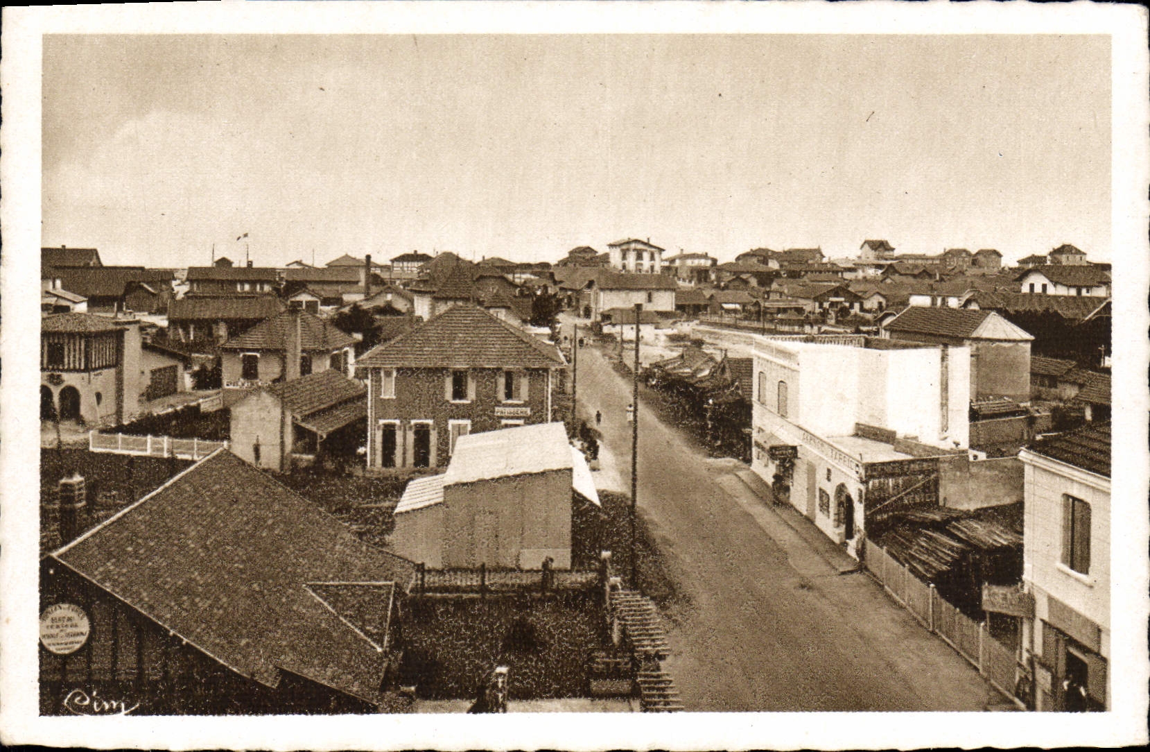 Mimizan-Plage (Landes) — Avenue Maurice-Martin — Héliogravure Combier Nacol