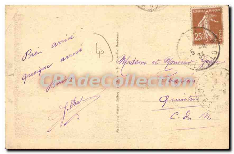 CONTIS-les-BAINS (Landes) — Bords du Courant — M. D. — n°16 — Reverso
