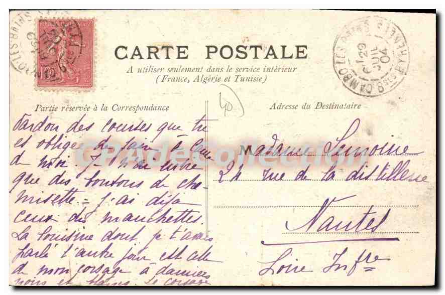 Landes — Rives de l'Adour — P. Thorneau, phot. à Landes — Reverso