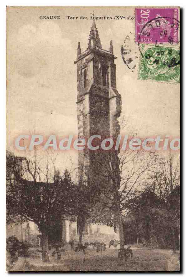 CPA Geaune Tour Des Augustins