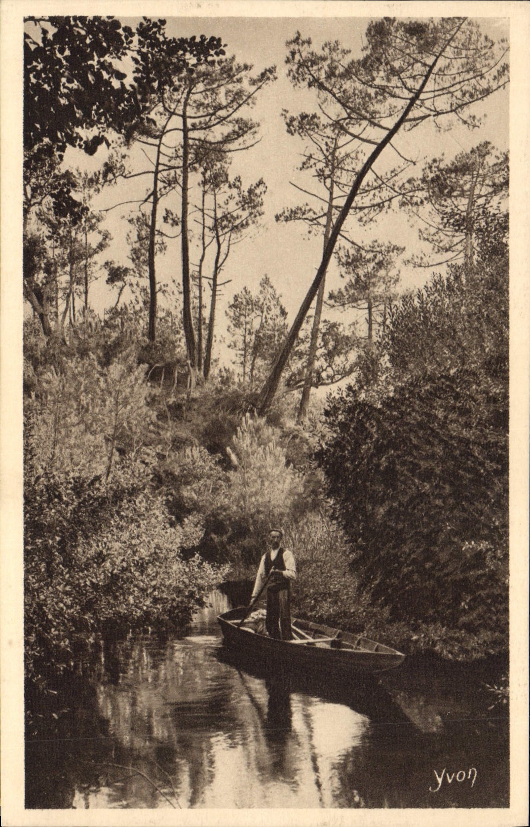 Le Courant d'Huchet — Les Landes de Gascogne — Édition d'Art YVON, Neully-sur-Marne