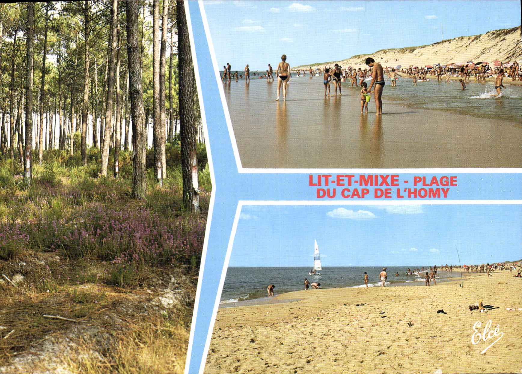 Lit-et-Mixe - Plage du Cap de l'Homy — Éditeur Elcée, n° 3511