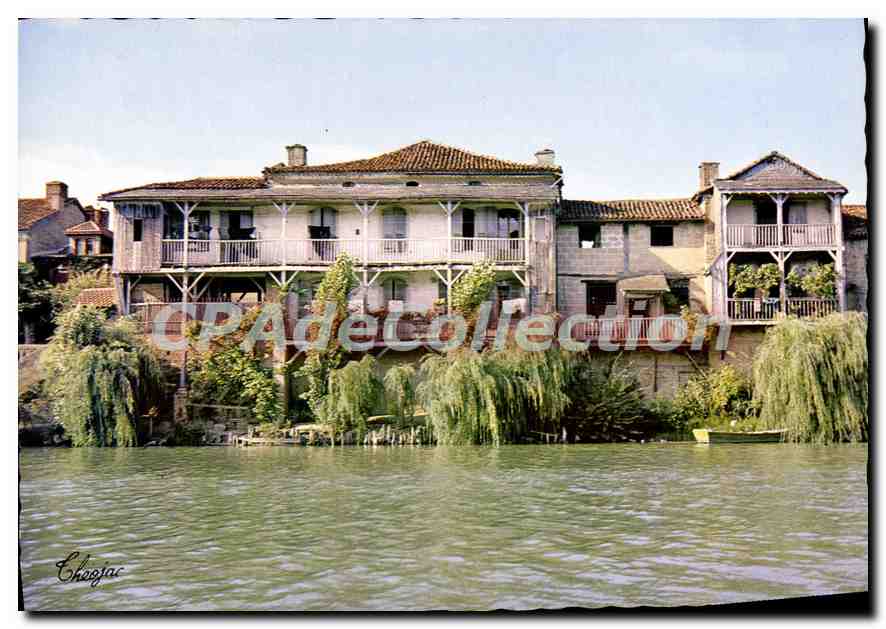 CPSM Grenade Vieilles Maisons Sur I'Adour