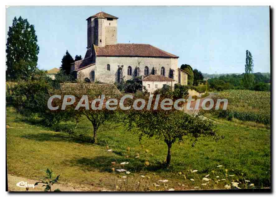 Église romane Saint-Pierre — Montaut (Landes) — Comblémer Imprimeur