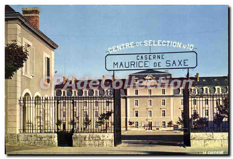 Caserne Maurice de Saxe — Centre de Sélection n°10 — Edition 'La Cigogne' SODALFA - Anverso