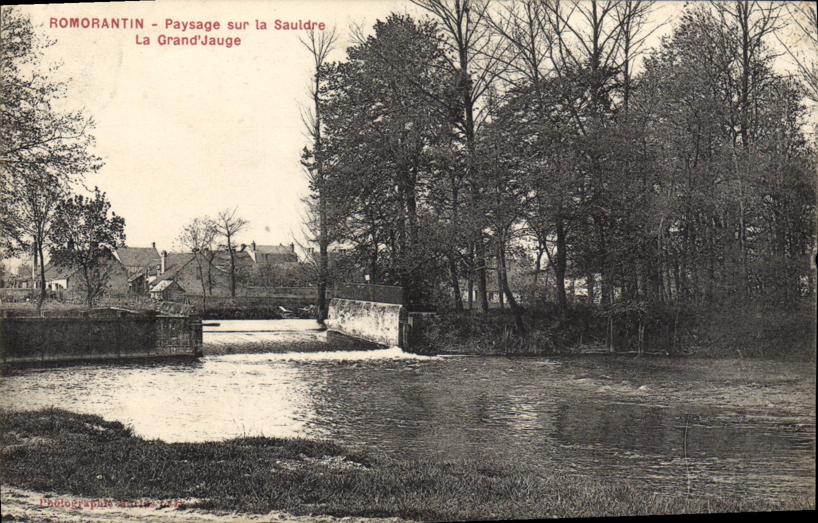 CPA Romorantin Paysage Sur La Sauldre La Grand Jauge
