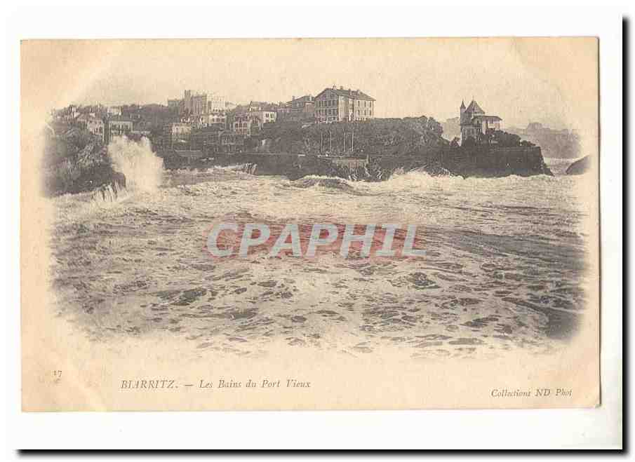 Biarritz CPA Les bains du port Vieux