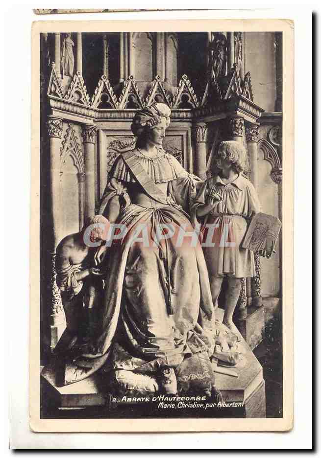 Statue de Marie Christine à l'Abbaye d'Hautecombe — par Albertani
