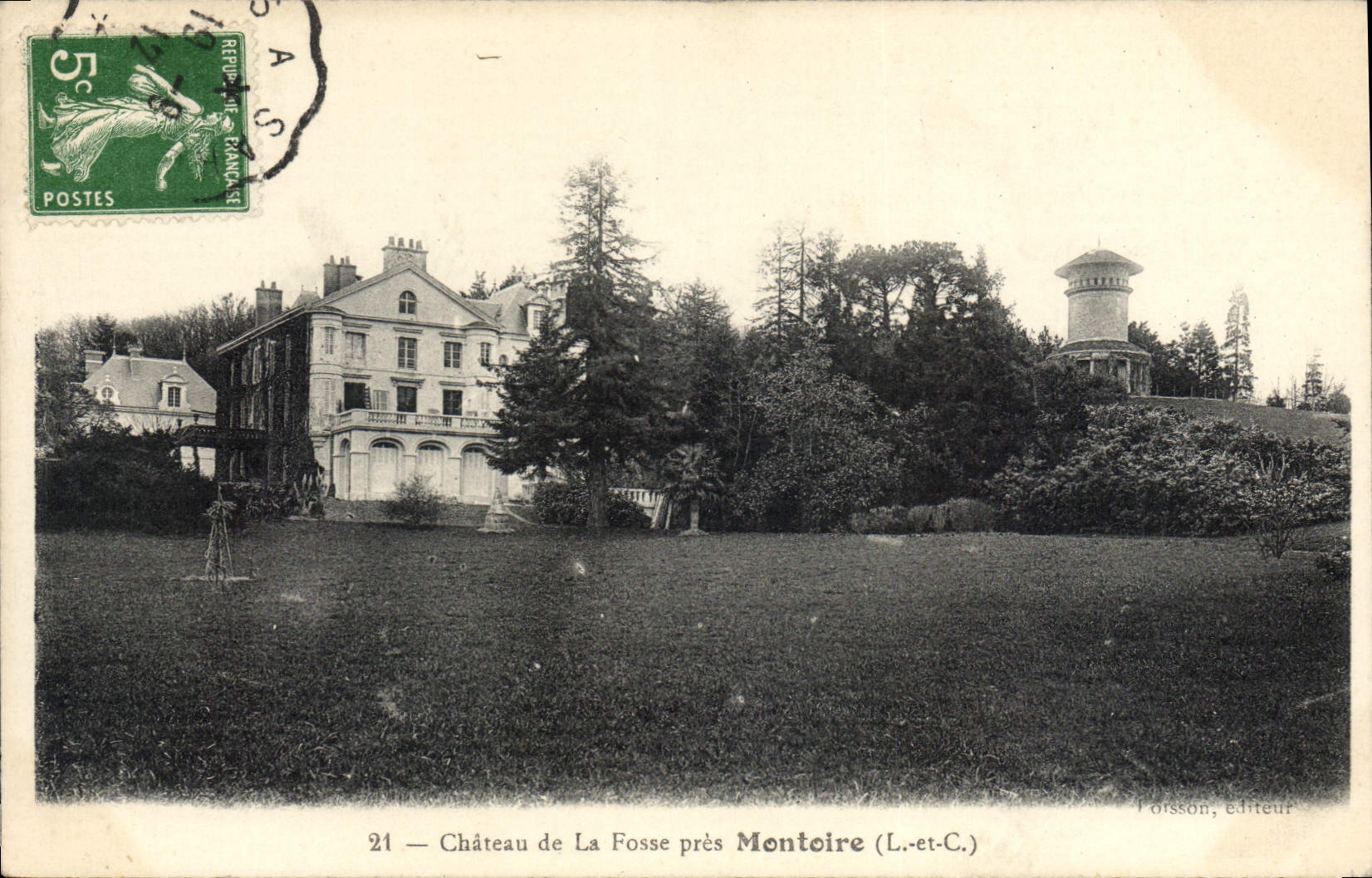 Château de La Fosse près Montoire (L.-et-C.) — éditeur Forsson, n°21