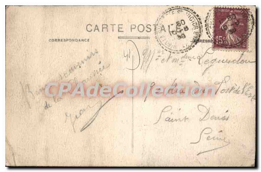 La Chaussée Saint-Victor — Vue prise des Bords de la Loire — Éditeur C. Duret, n° 32 — Verso