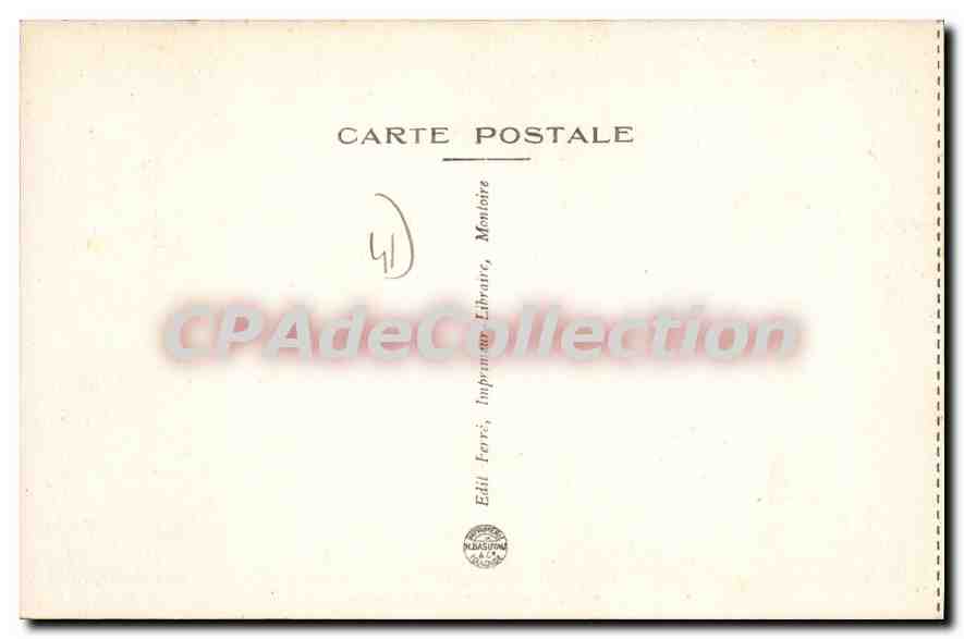 Lavardin — Le Pont et le Château — Éditeur Ferri, Libraire, Monloire — Verso