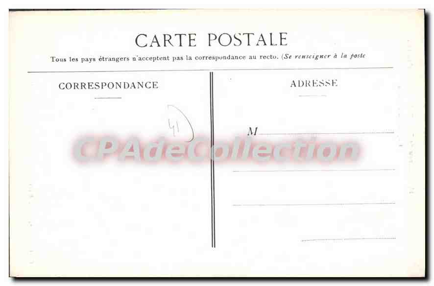 CPA Chateau de Taley Facade Interieure — Verso