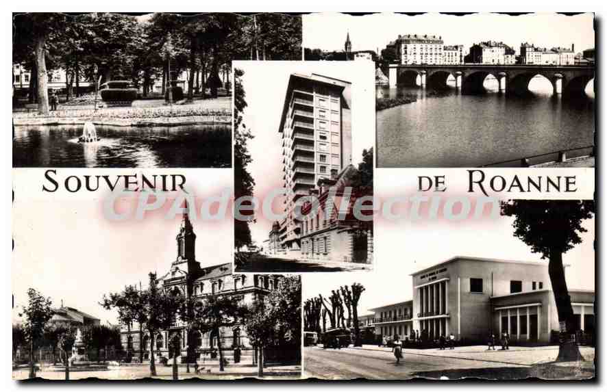 Roanne — Souvenir de Roanne — Éd. La Cigogne, Vichy