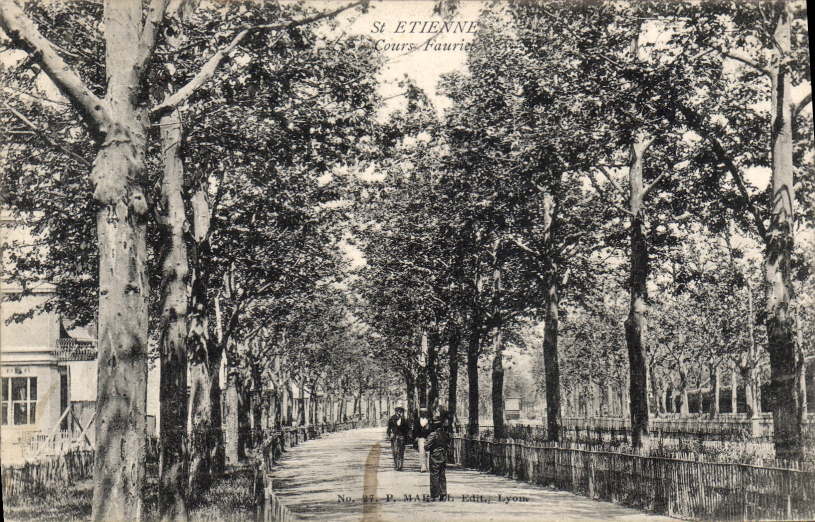 St ETIENNE — Cours Fauriel — P. MARCEL Edit., Lyon, No. 27
