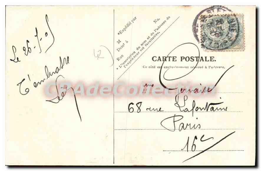 St ETIENNE — Cours Fauriel — P. MARCEL Edit., Lyon, No. 27 — Reverso