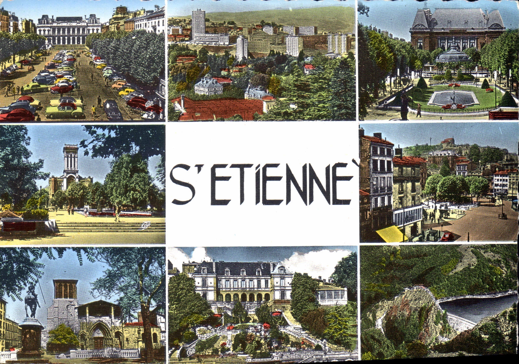 Saint-Étienne — vue panoramique — éditeur CP
