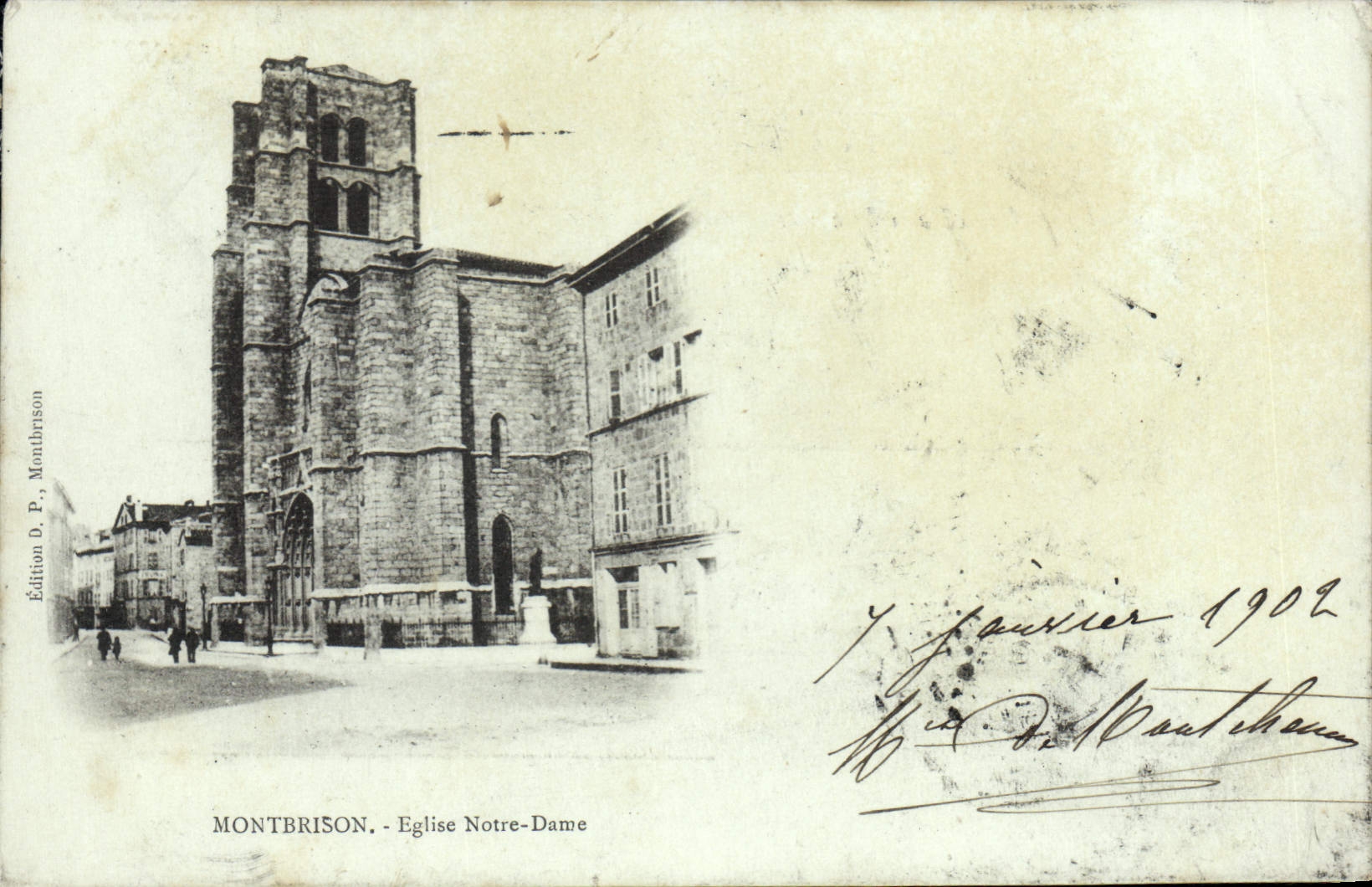 CPA Montbrison Eglise Notre Dame