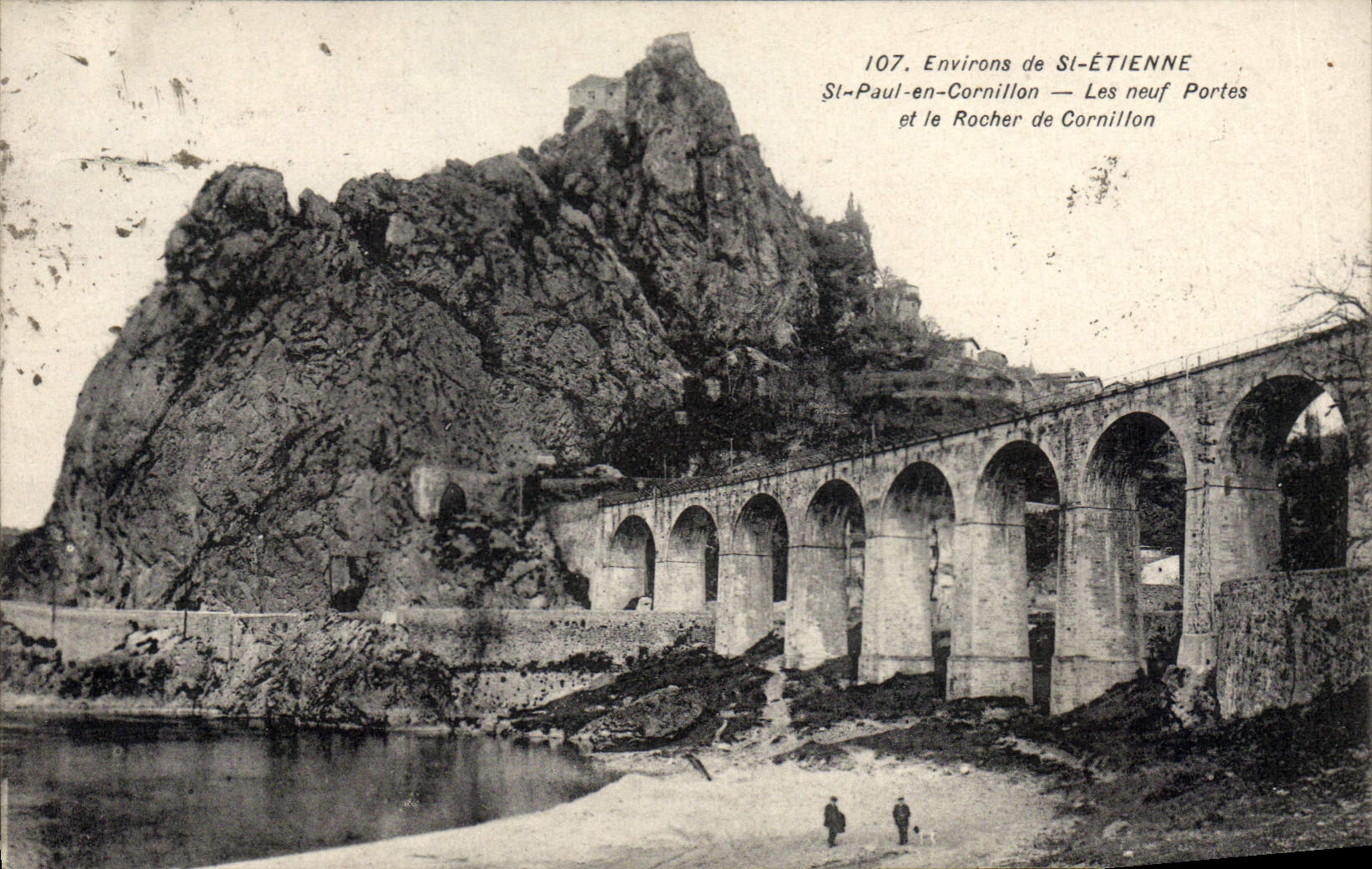 St-Paul-en-Cornillon — Les neuf Portes et le Rocher de Cornillon — Éditions de St-Étienne, n°107