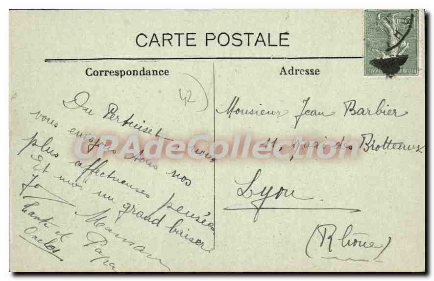 St-Paul-en-Cornillon — Les neuf Portes et le Rocher de Cornillon — Éditions de St-Étienne, n°107 — Verso