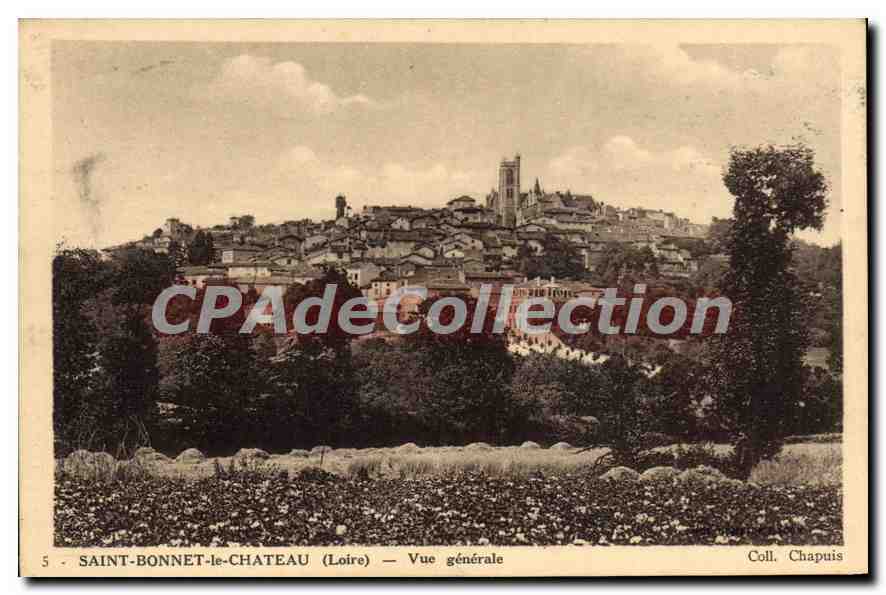 SAINT-BONNET-le-CHATEAU (Loire) — Vue générale — Coll. Chapuis