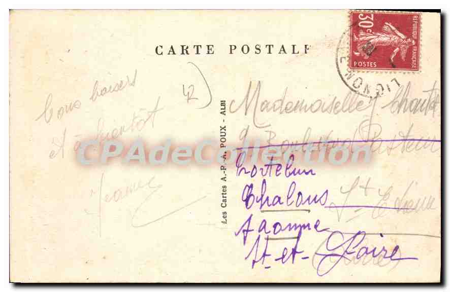 St-ETIENNE-le-MOLARD — Château de la Bastie — LA LOIRE ILLUSTRÉE, n°3 — Verso