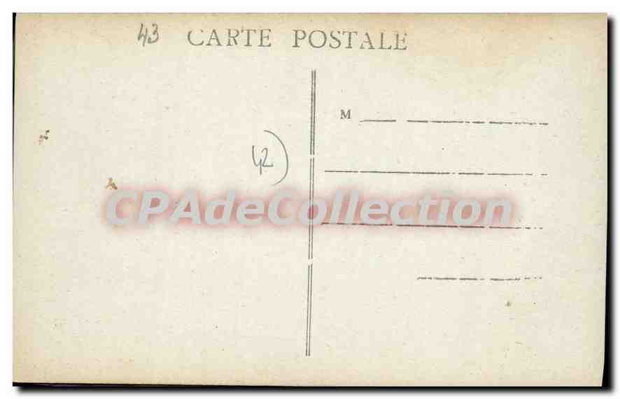 CPA Montbrison Le Jardin d'Allard berlioz — Back