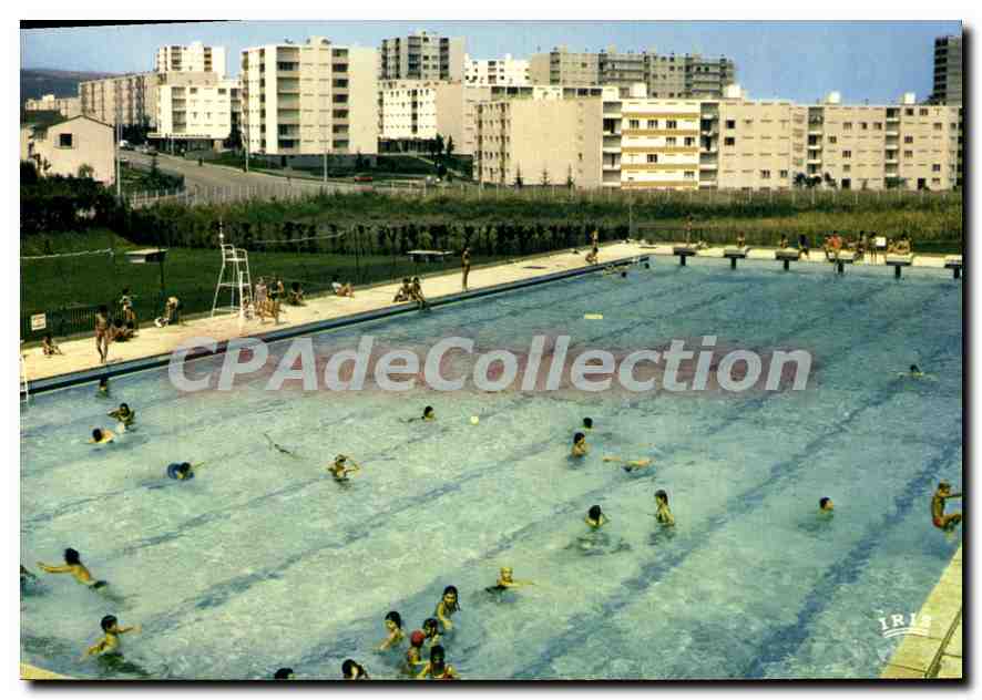 Saint-Chamond (Loire) — La piscine, le grand bassin — Éditions 'La Girette' Hachette, Lyon