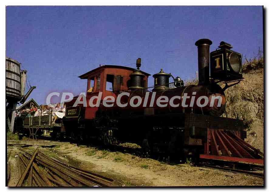 Villerest (Loire) — Circuit touristique en chemin de fer à vapeur — La locomotive — Société d'Agences et de Diffusion, 75, quai Perrache