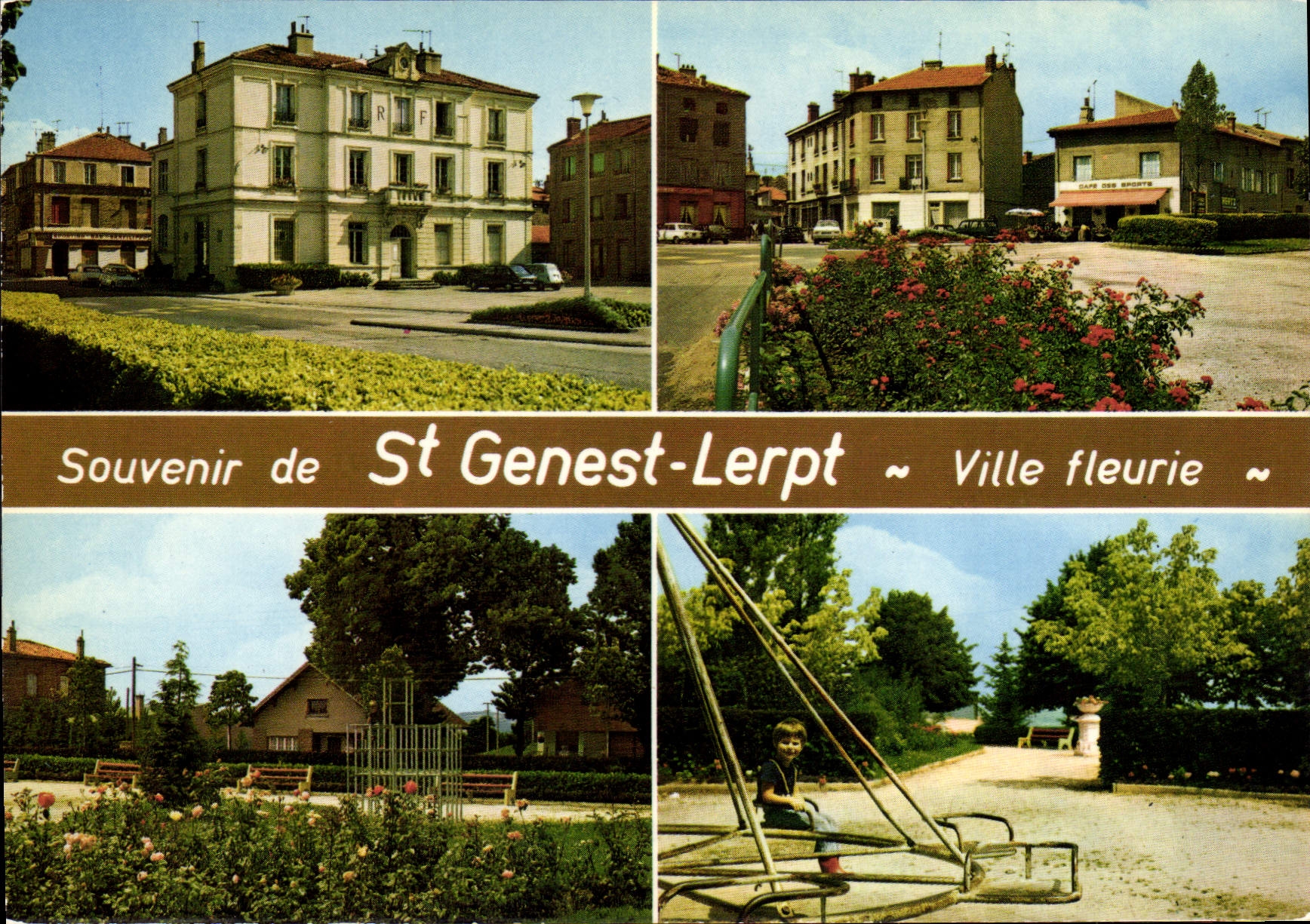 St Genest-Lerpt — Ville fleurie — Éditions 'LA CIGOGNE'