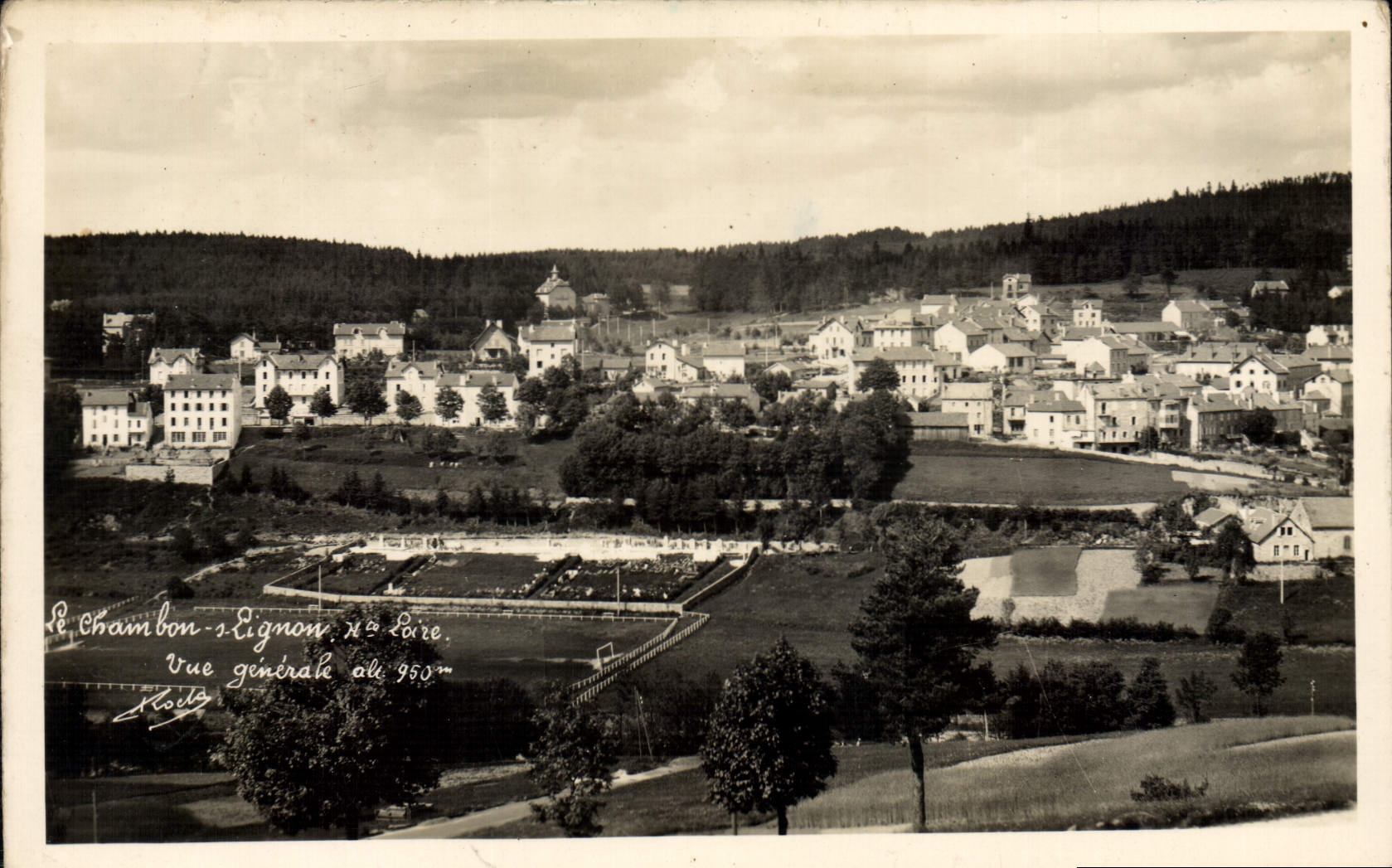 CPA Le Chambon sur lignon Vue Generale