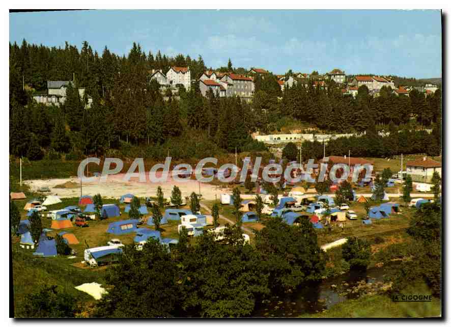 CPSM Le Chambon sur lignon Le Camping du Lignon