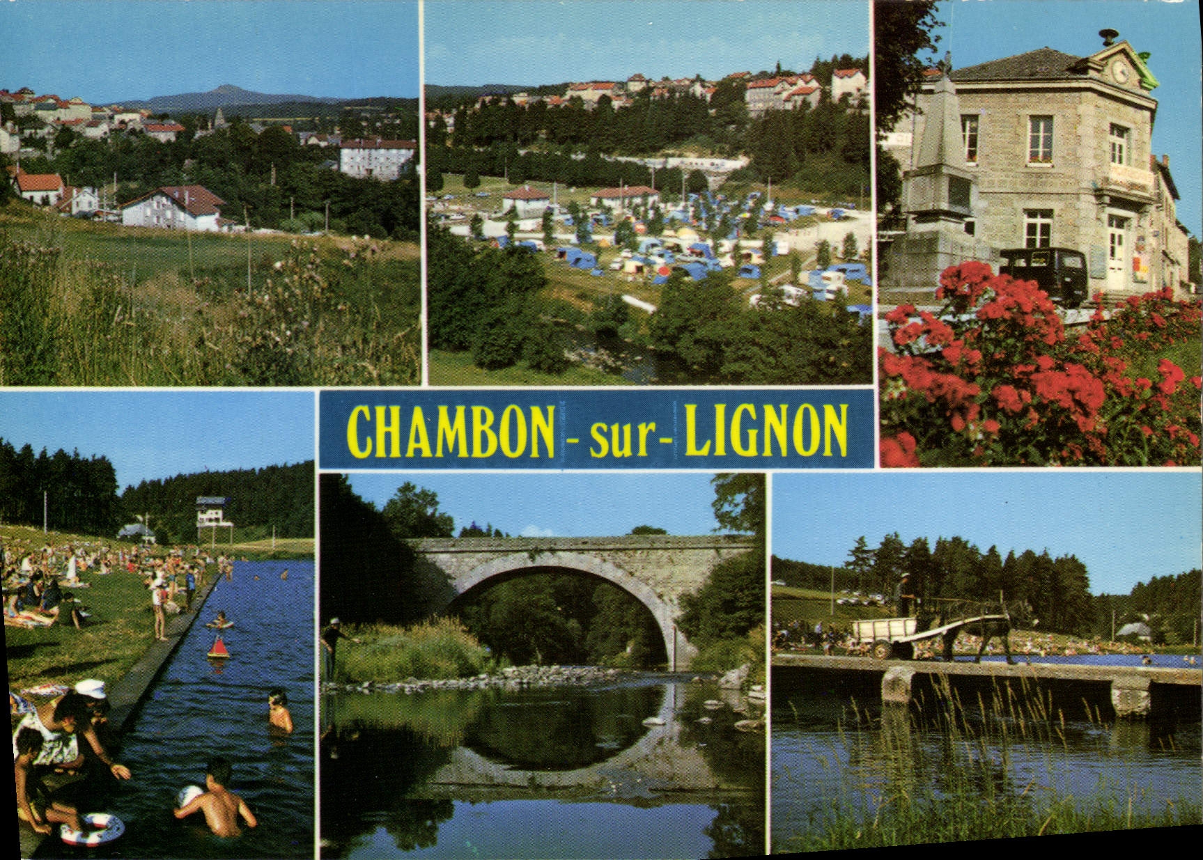 CPSM En Haute Loire Souvenir de Chambon Sur Lignon