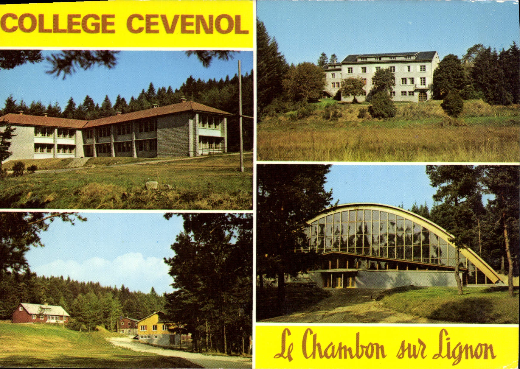 CPSM Le Chambon Sur Lignon College Cevenol Batiment Scolaire Internat de Jeunes Filles Internat de G