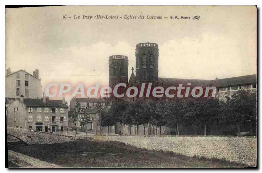 Le Puy (Haute-Loire) — Église des Carmes — B. F., Paris
