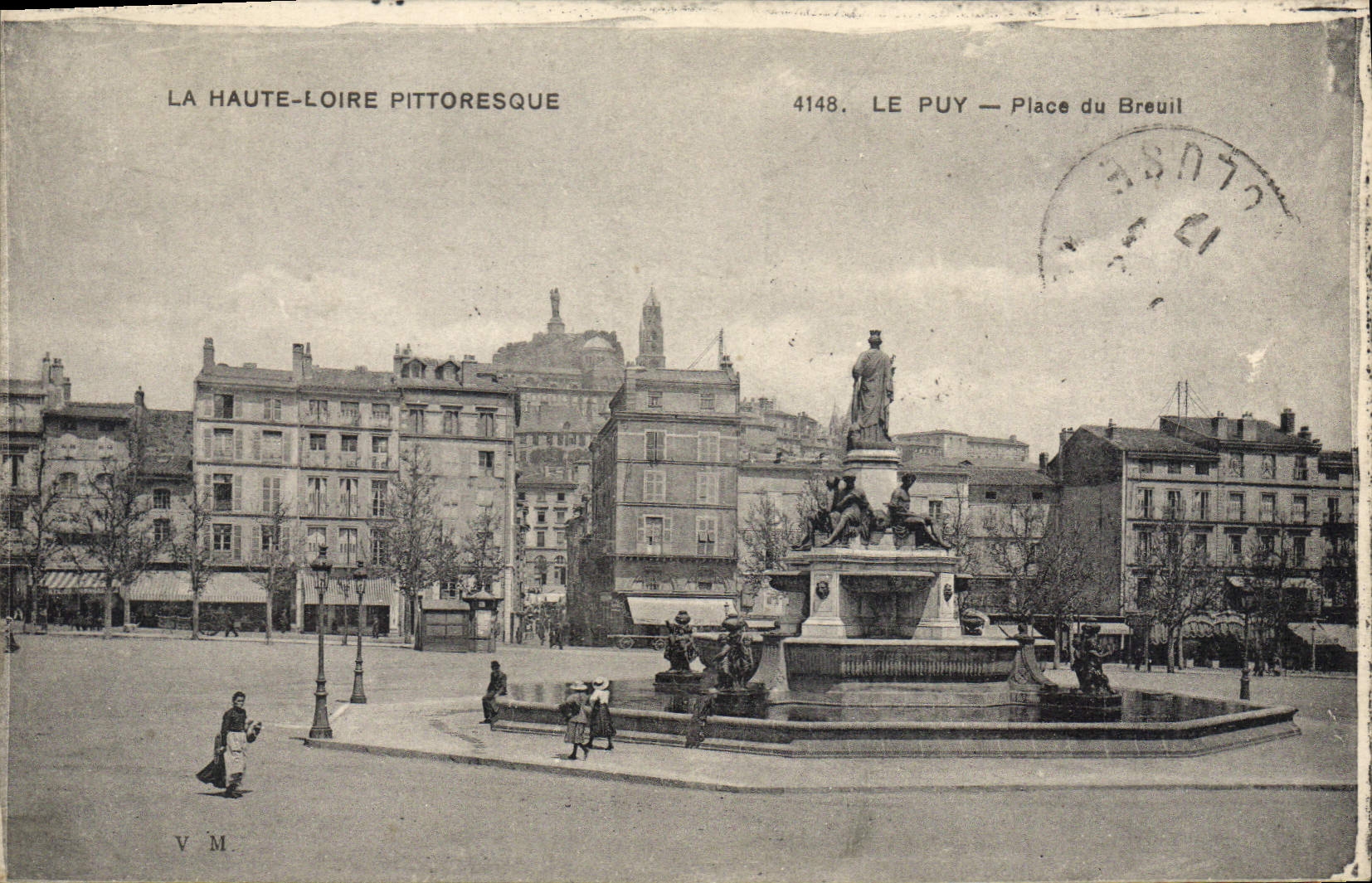 Le Puy — Place du Breuil — La Haute-Loire pittoresque, n°4148