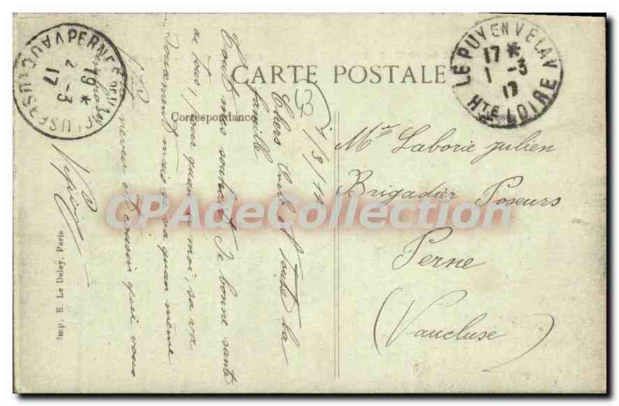 Le Puy — Place du Breuil — La Haute-Loire pittoresque, n°4148 — Verso