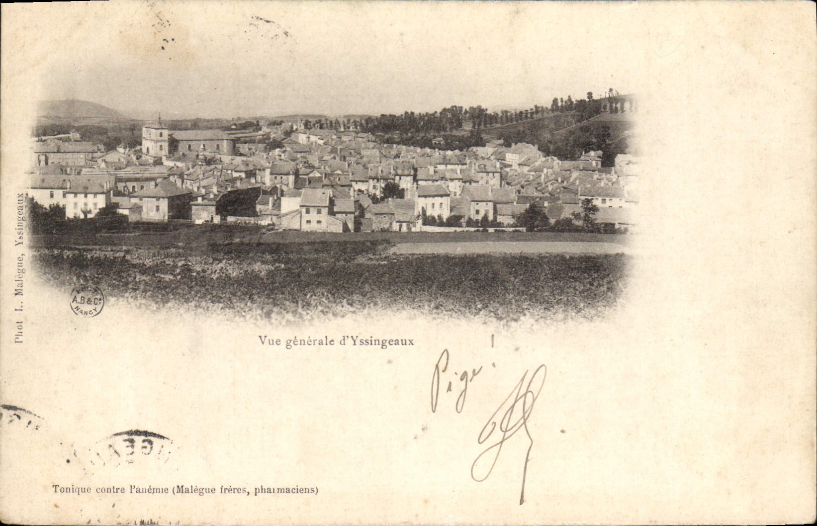 CPA Le Puy Vue Generale d'Yssingeaux