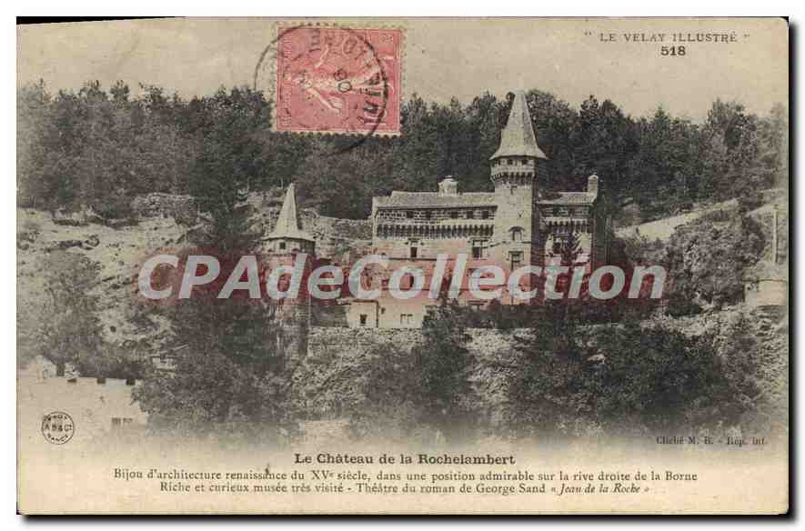 CPA Le Chateau de la Rochelambert George Sand